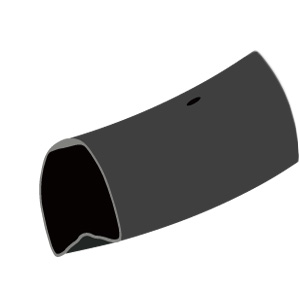 asymmetric design tubular carbon rim 44mm height