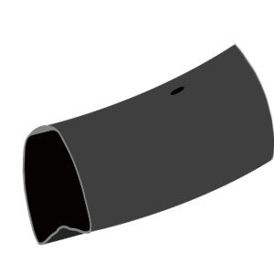 asymmetric design tubular carbon rim 55mm height