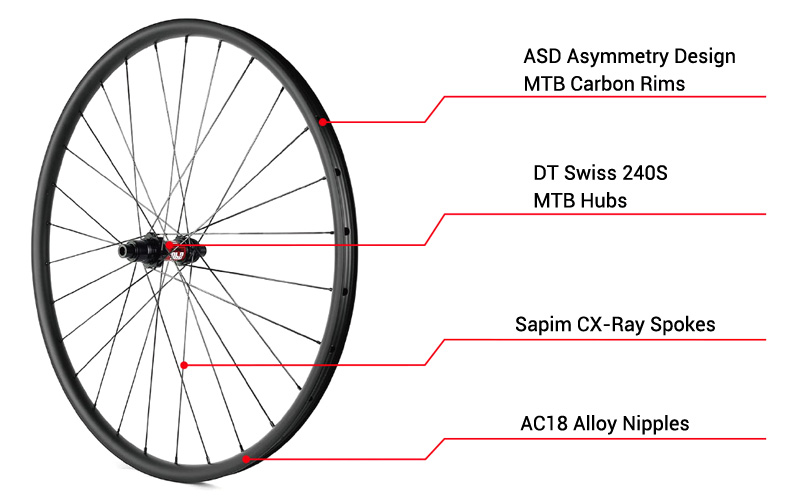 MTB carbon wheels DT Swiss 240S