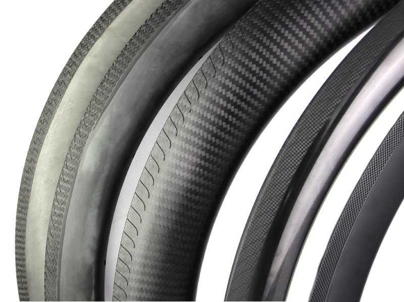 carbon road rim with different brake surface option