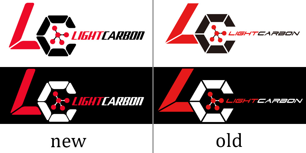 Nové vs staré logo LightCarbon
