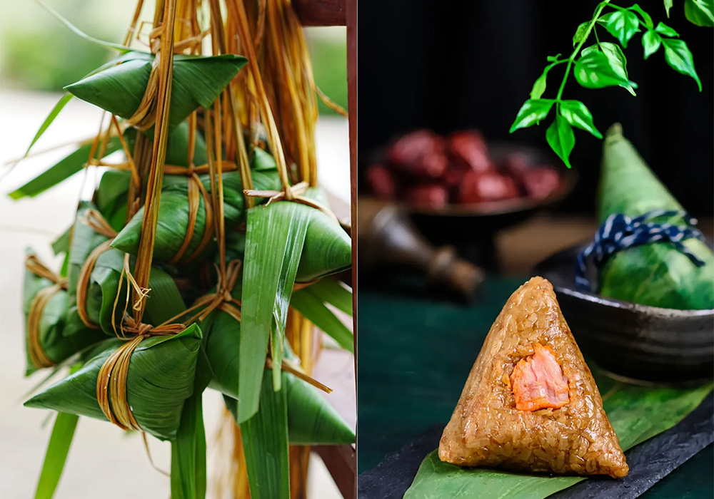 zongzi - čínský rýžový pudink